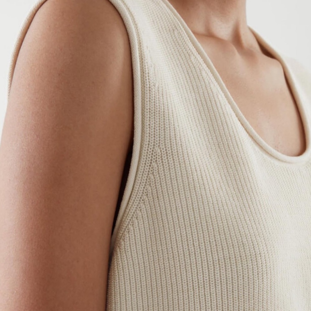 COS Beige Knit Vest - Picture 5 of 11